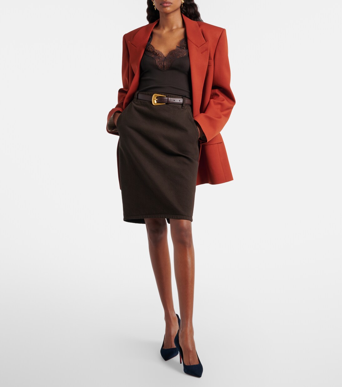 Pumps Kate 85 in suede | Christian Louboutin