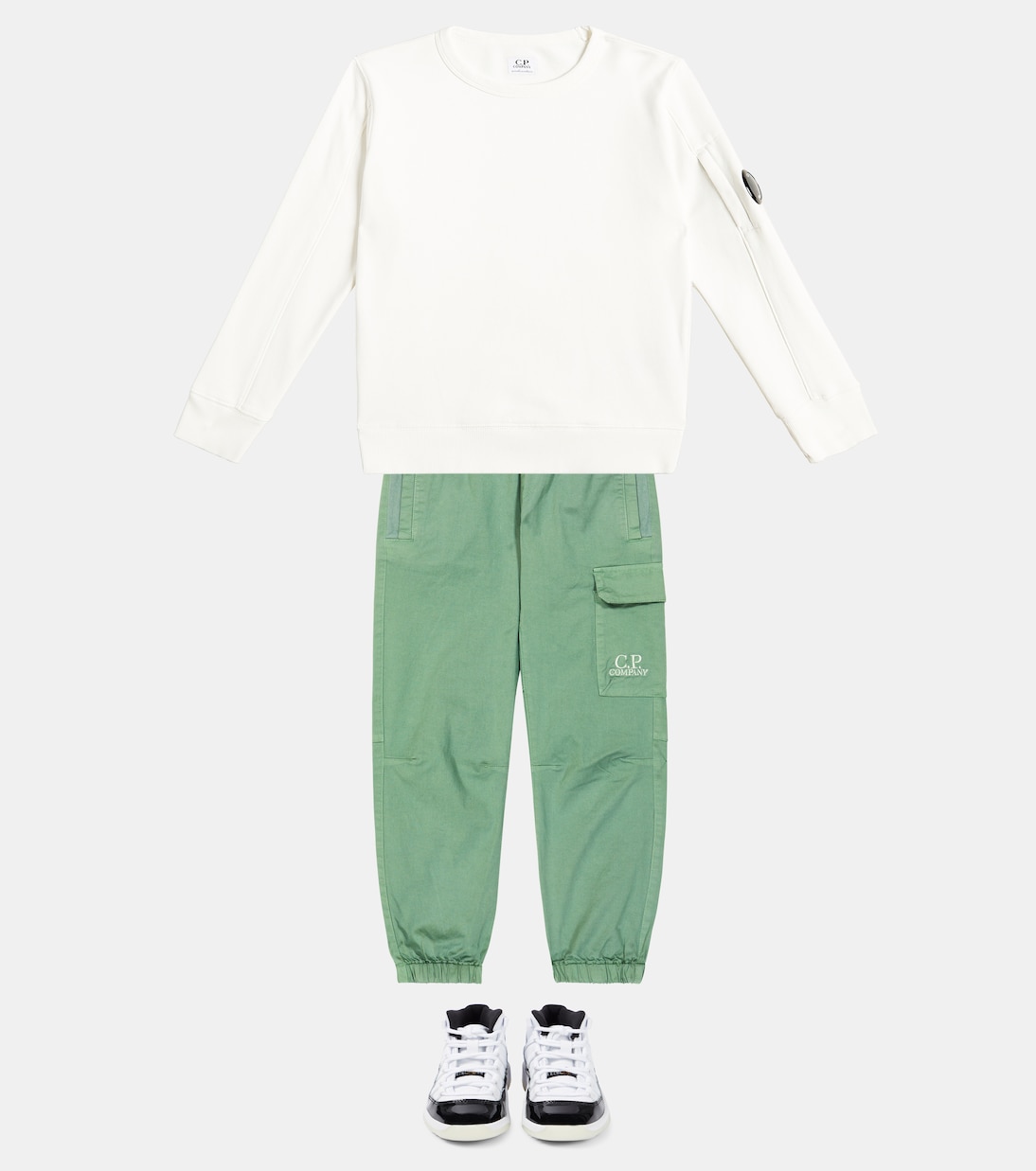 Sweatshirt Diagonal Fleece Lens | C.P. Company Kids