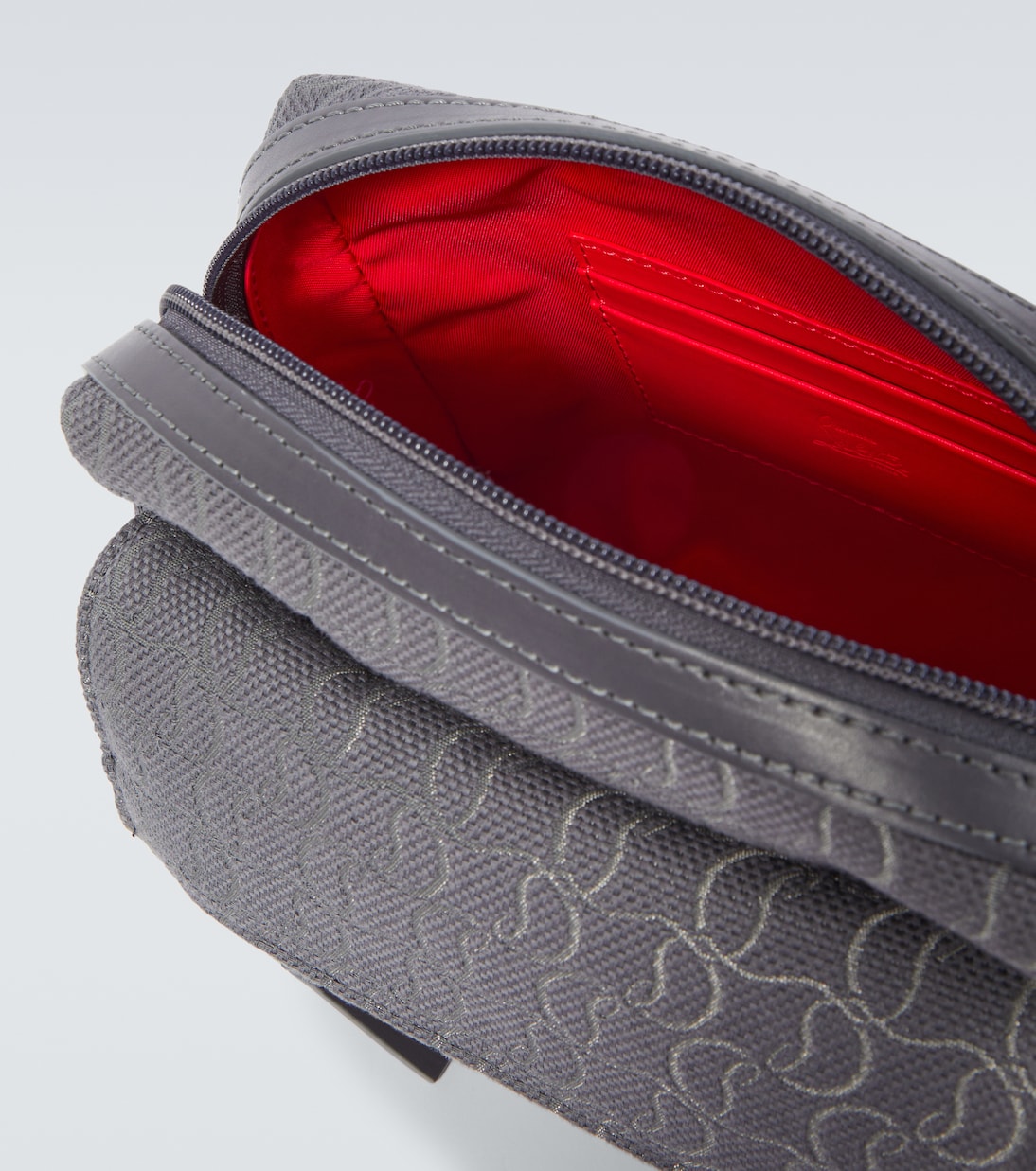 Zip N Flap logo jacquard messenger bag | Christian Louboutin