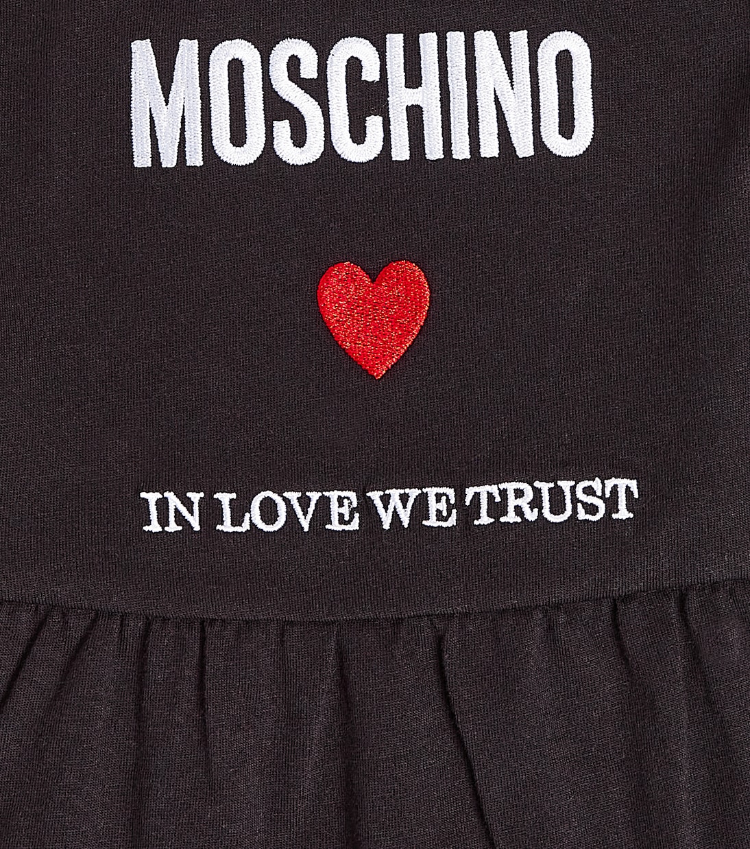 Baby - Abito in jersey di cotone | Moschino Kids