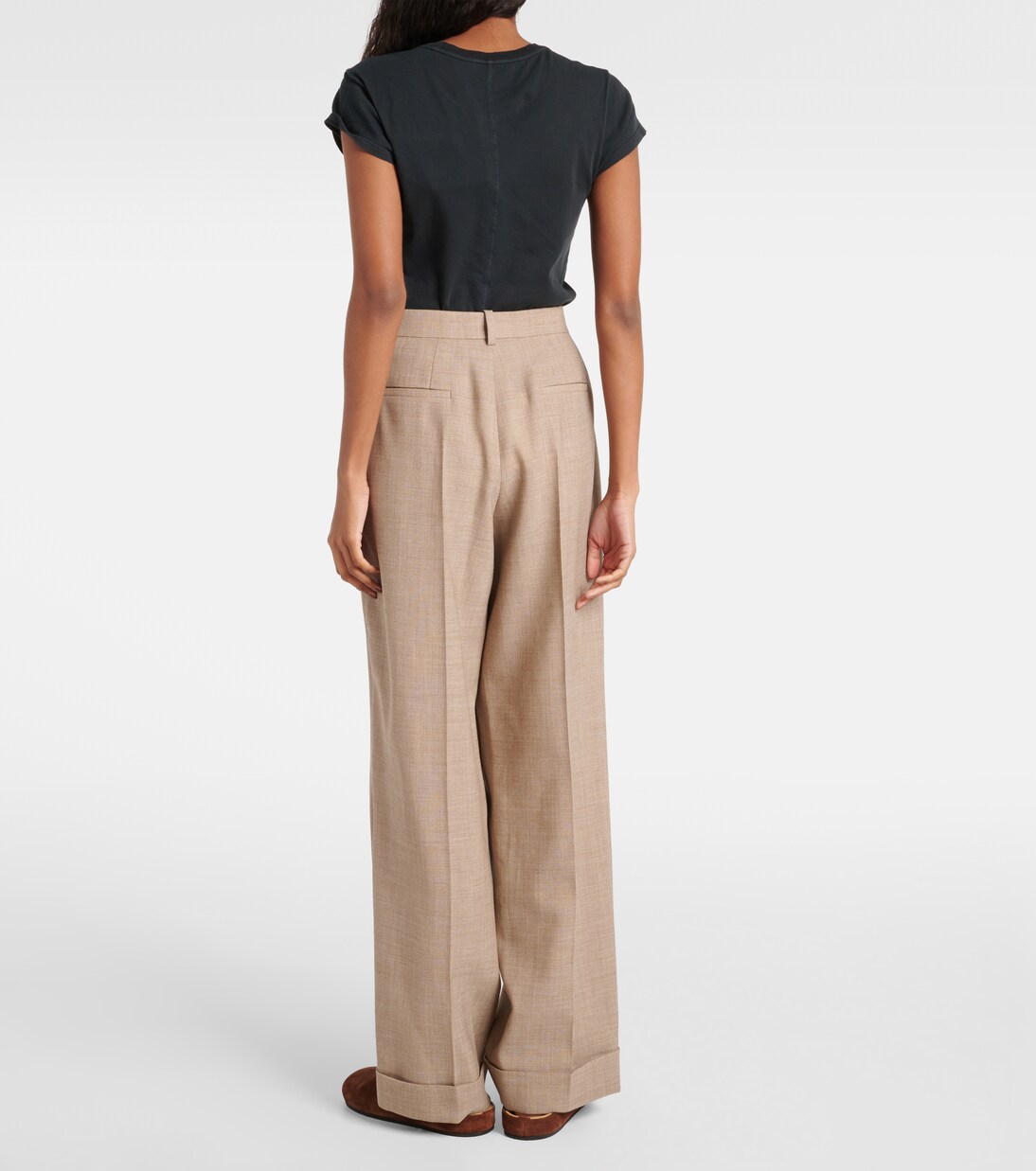 Pantalon ample Tor en laine vierge | The Row
