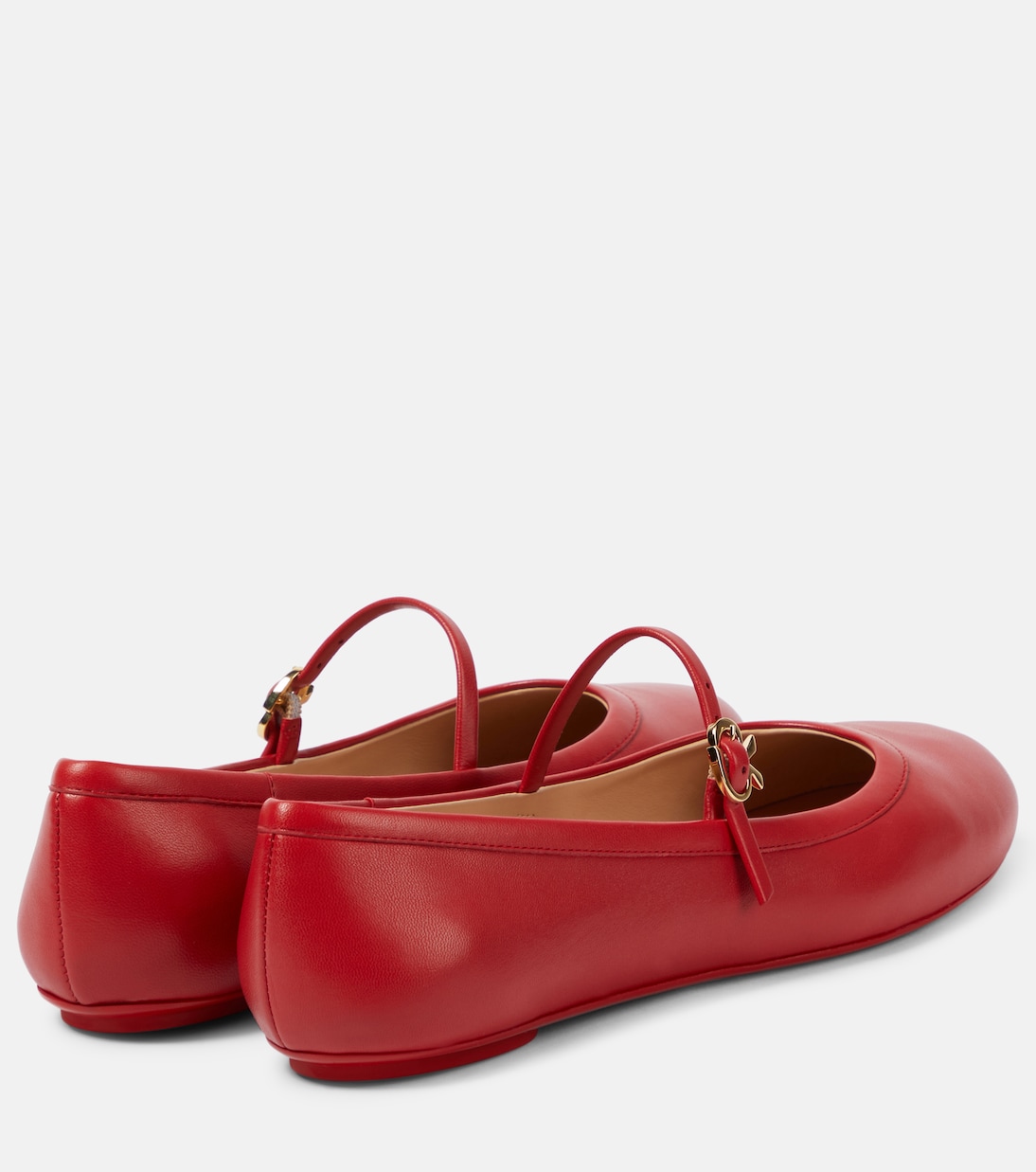 Carla leather Mary Jane flats | Gianvito Rossi