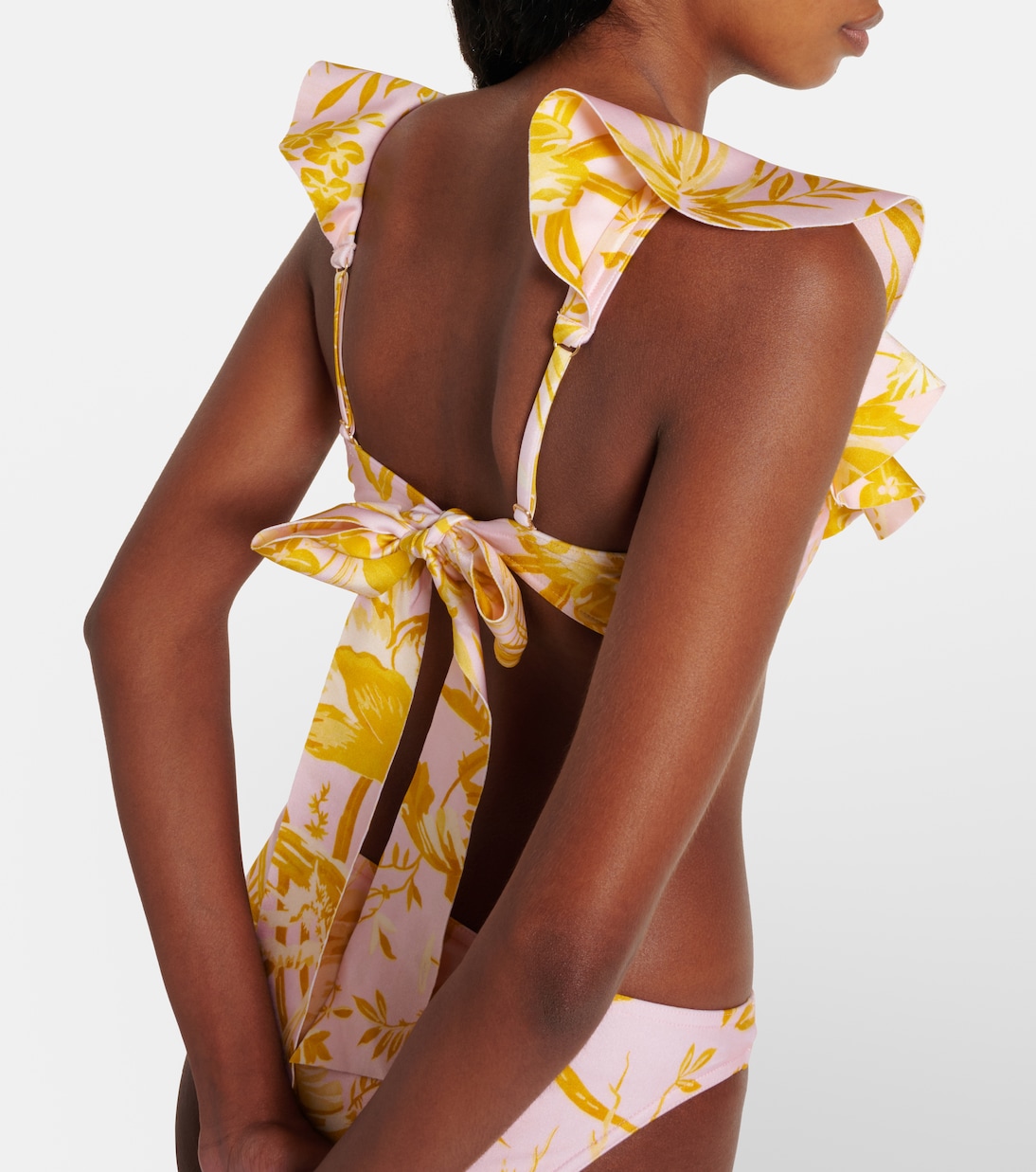 Golden floral bikini | Zimmermann