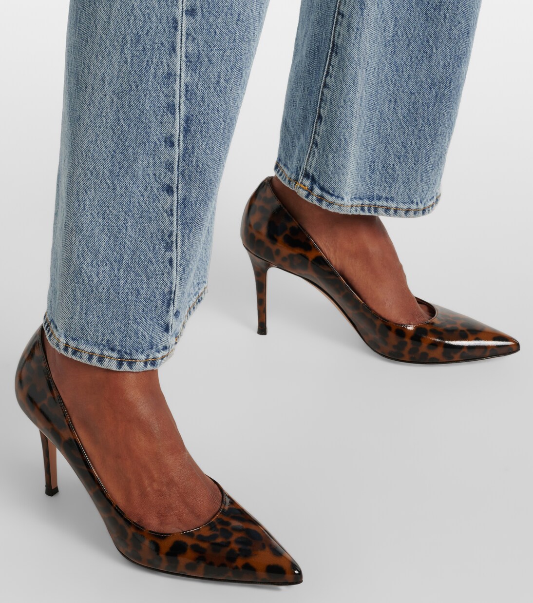 Gianvito 85 leather pumps | Gianvito Rossi