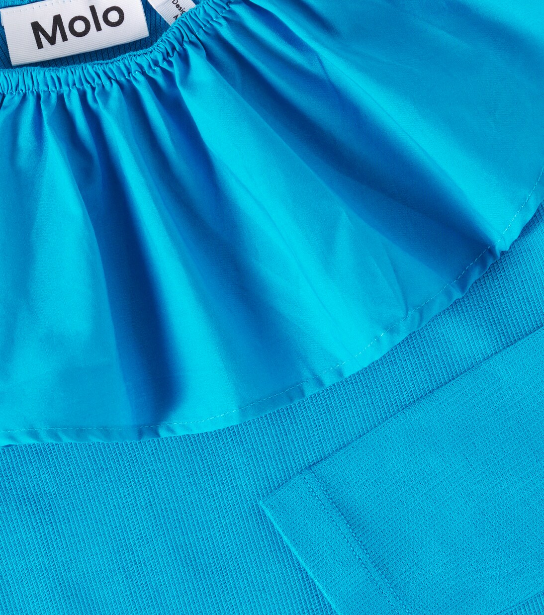 Renate ruffled cotton-blend top | Molo