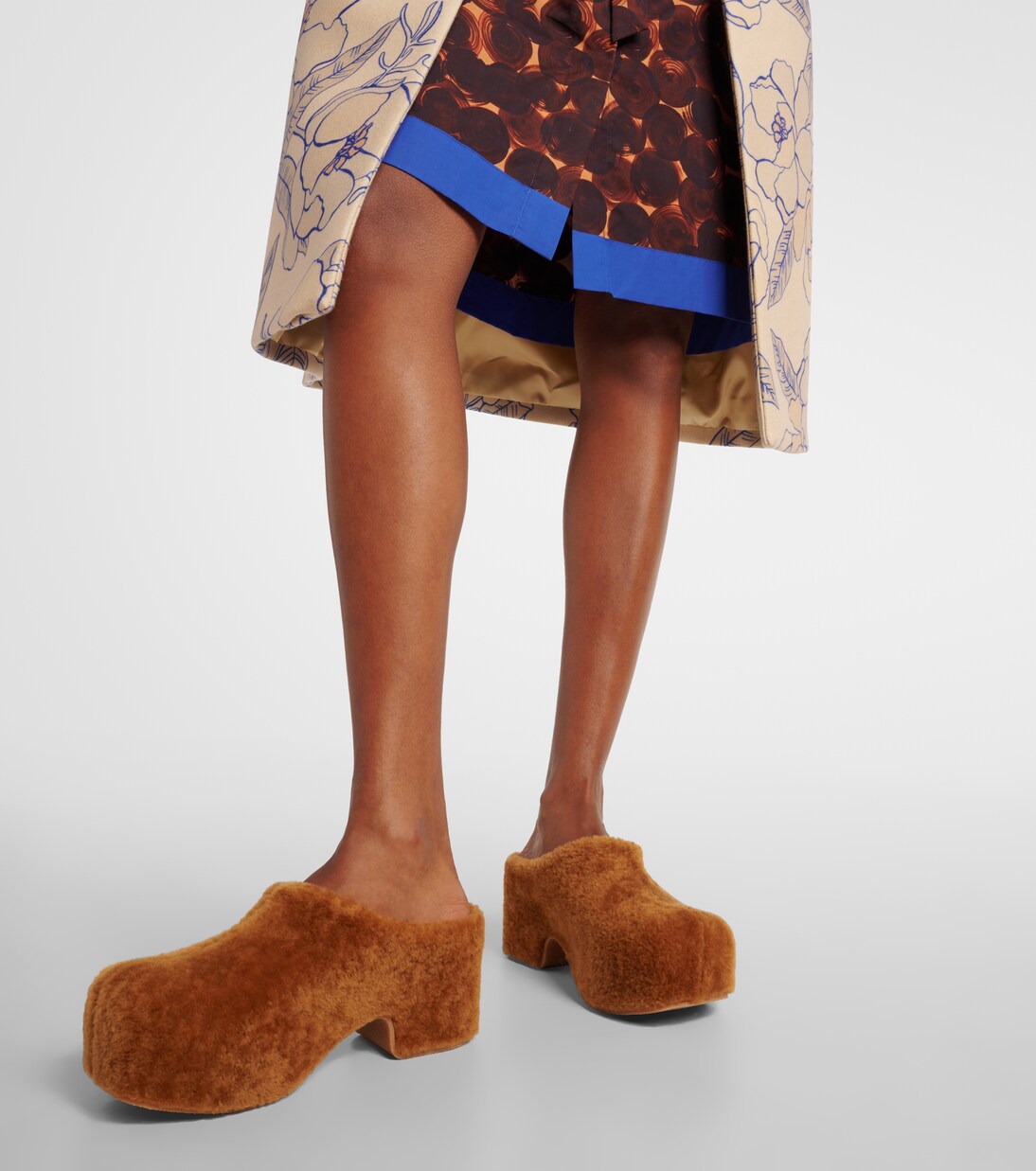 Mules en fourrure synthétique | Dries Van Noten