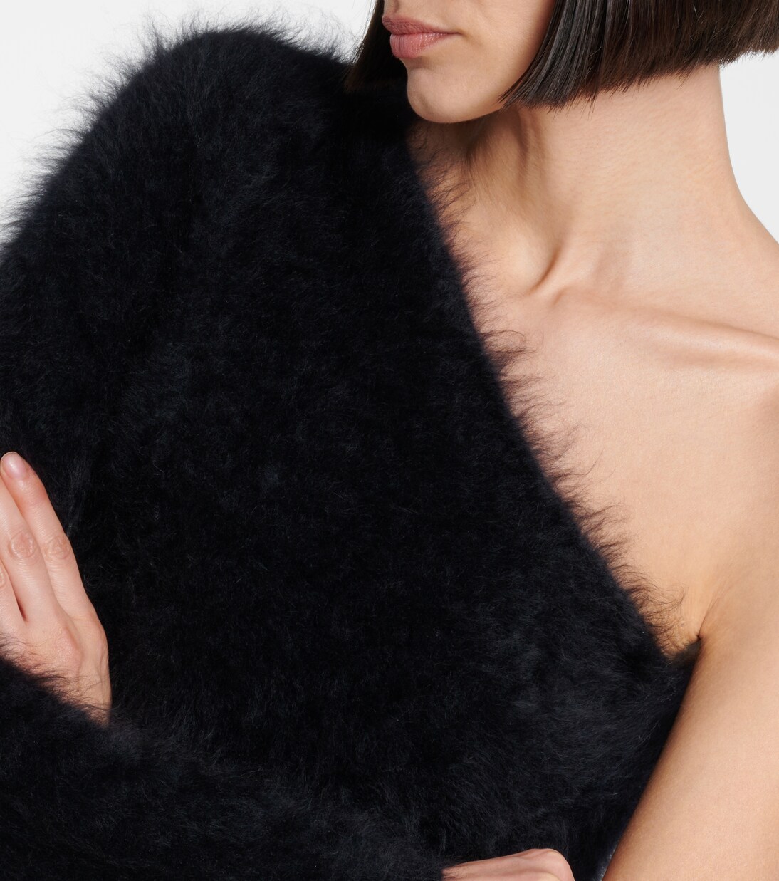 Dae one-shoulder cashmere top | Lisa Yang