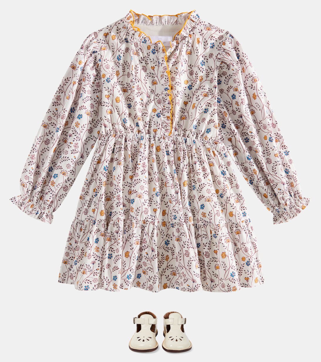 Robe Luisa en coton à fleurs | C'era Una Volta