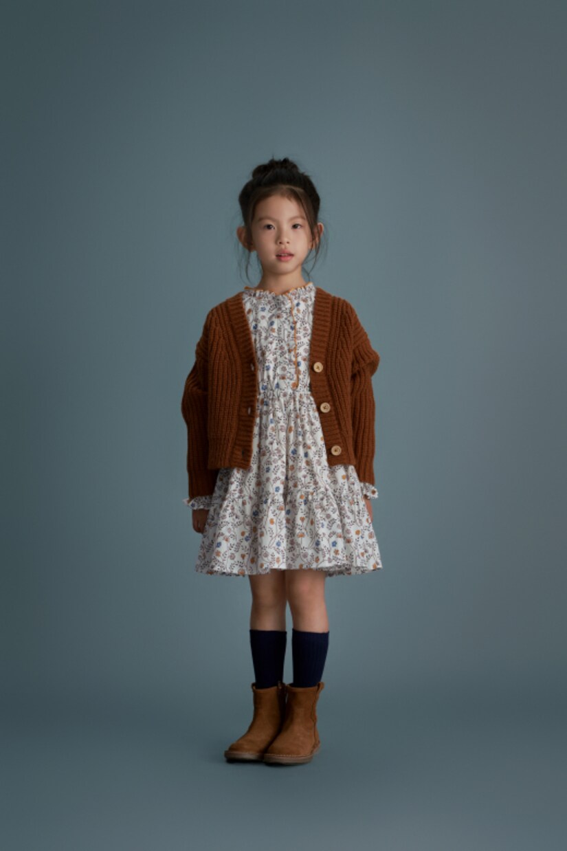 Robe Luisa en coton à fleurs | C'era Una Volta