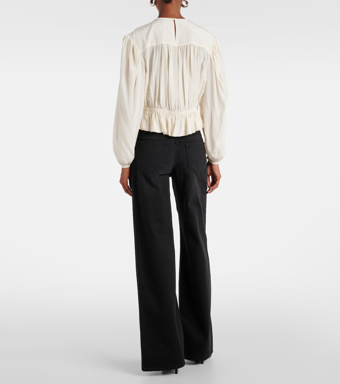 Gelina crêpe de chine blouse | Isabel Marant