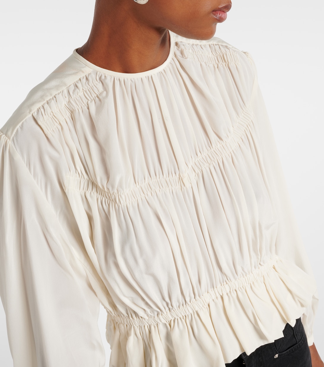 Gelina crêpe de chine blouse | Isabel Marant