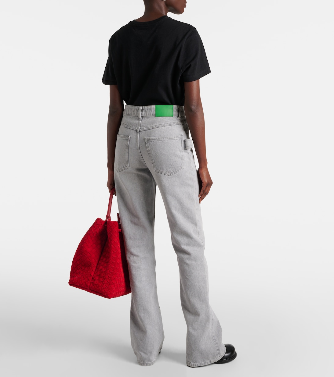 Jeans flared de tiro alto | Bottega Veneta