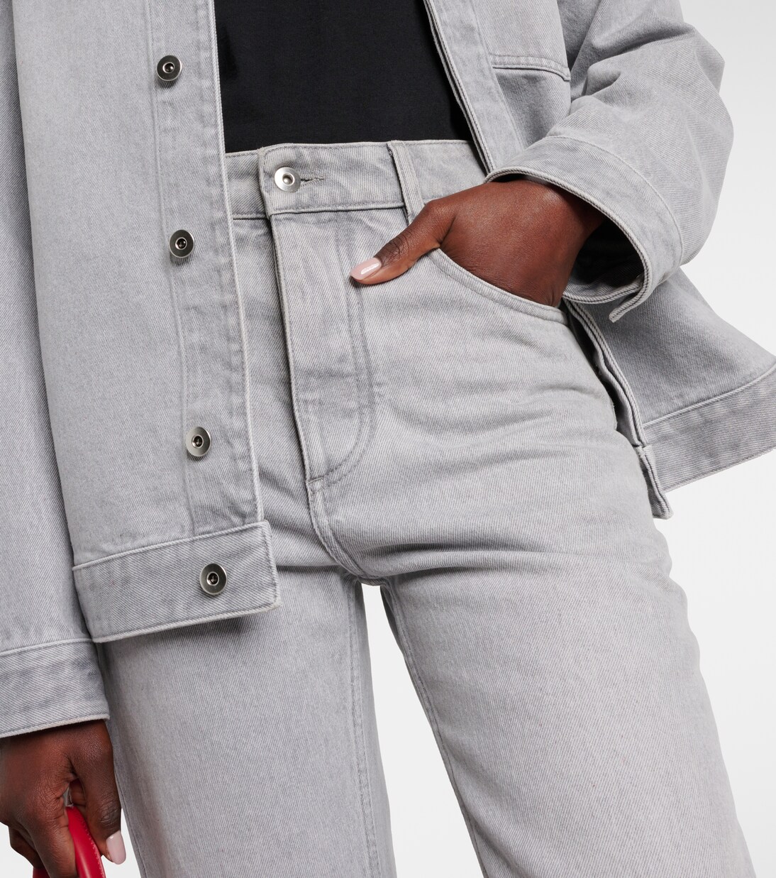 Jeans flared de tiro alto | Bottega Veneta