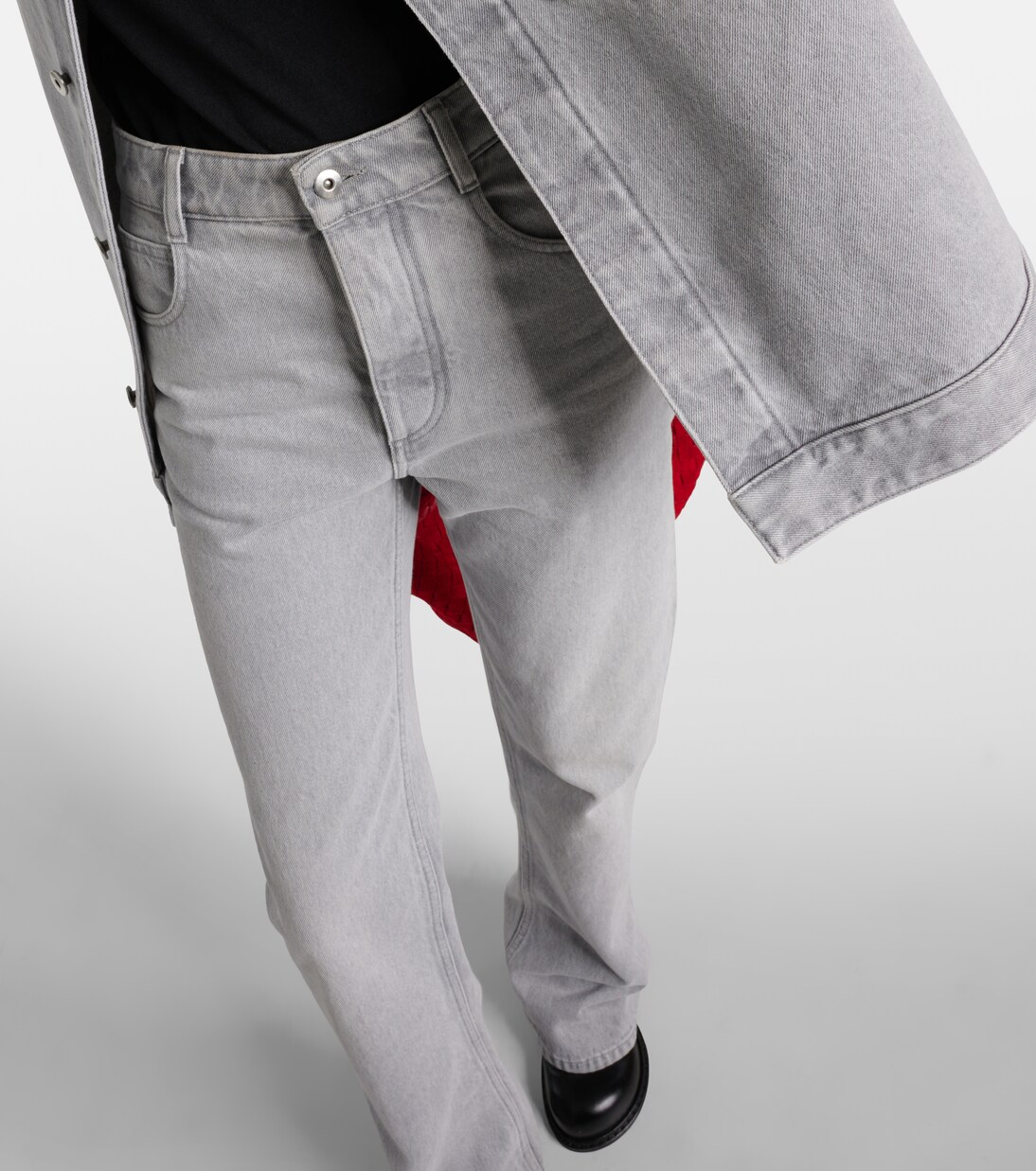 Jeans flared de tiro alto | Bottega Veneta