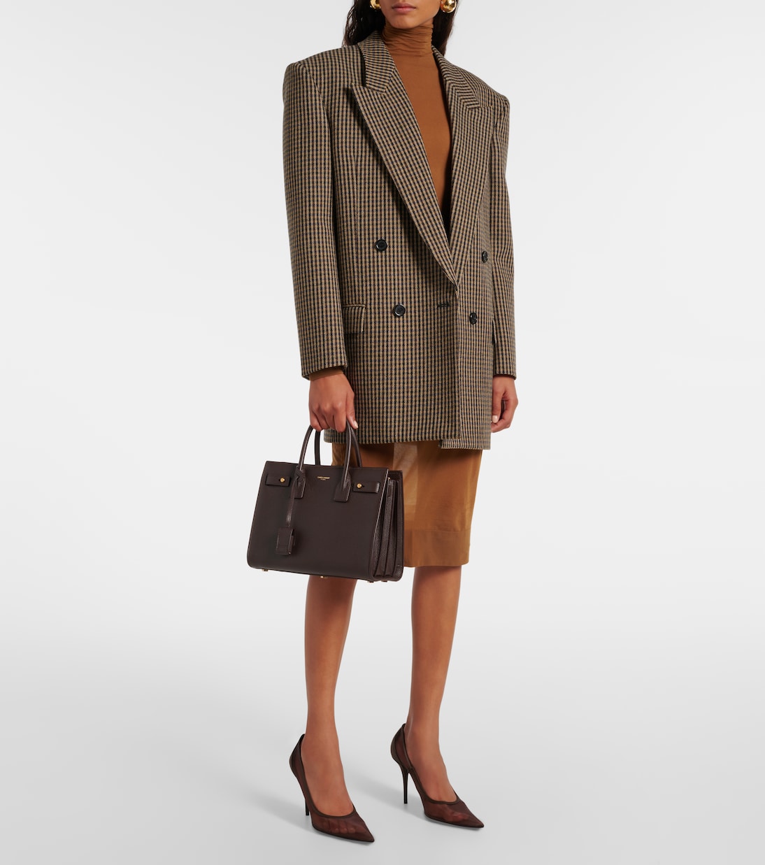 Sac De Jour Baby leather tote bag | Saint Laurent