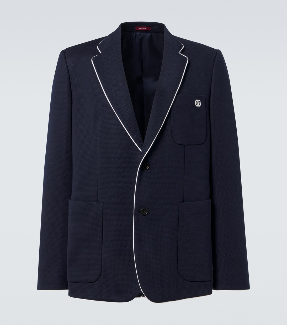 Blazer Double G aus Baumwoll-Jersey | Gucci