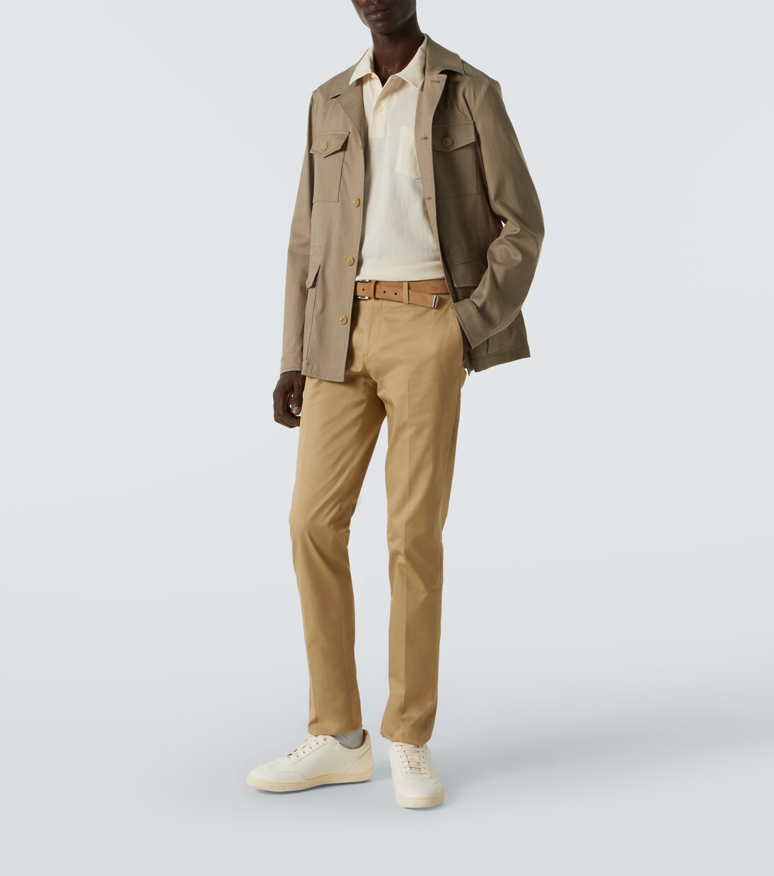 Riviera cotton polo shirt | Sunspel