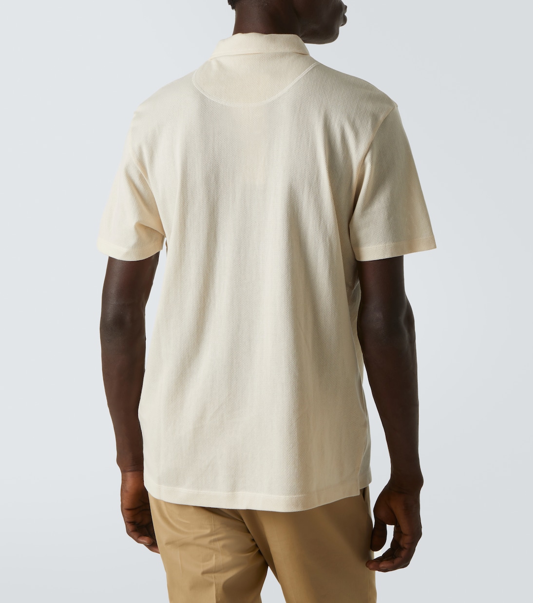 Riviera cotton polo shirt | Sunspel