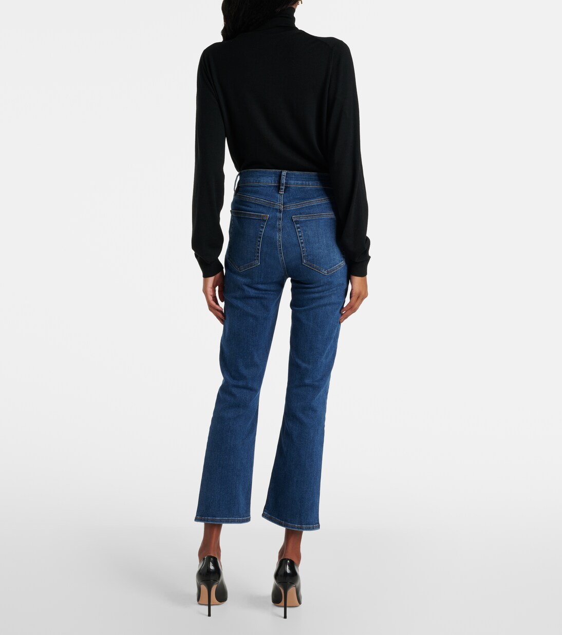 Le High Straight cropped straight jeans | Frame