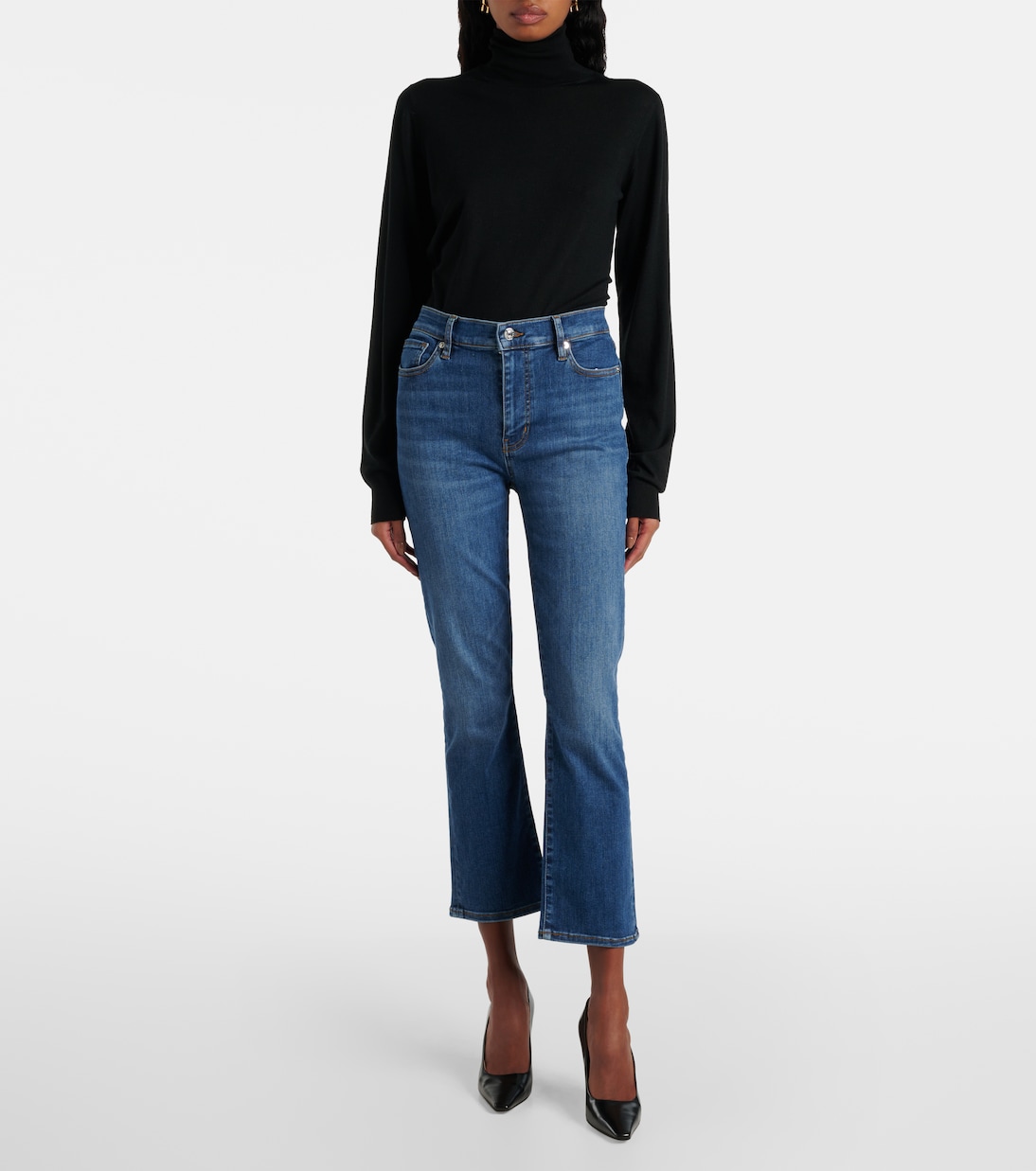 Le High Straight cropped straight jeans | Frame
