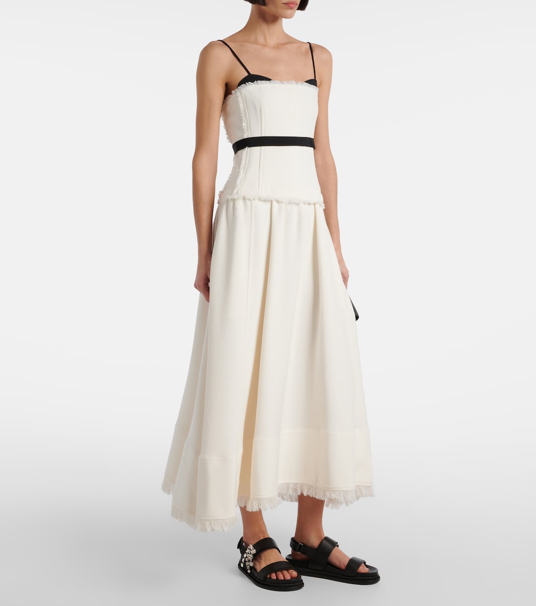 Sandalen Verity aus Leder mit Kristallen | Jimmy Choo