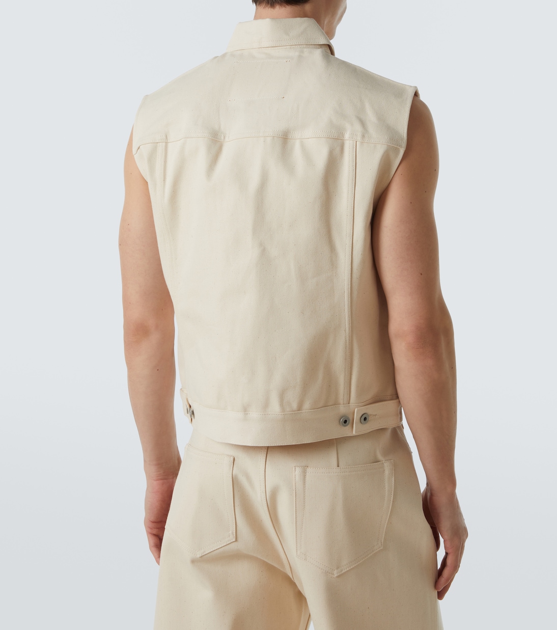 DRKSHDW denim vest | Rick Owens