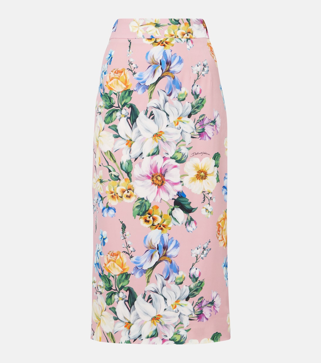Floral silk-blend pencil skirt | Dolce&Gabbana