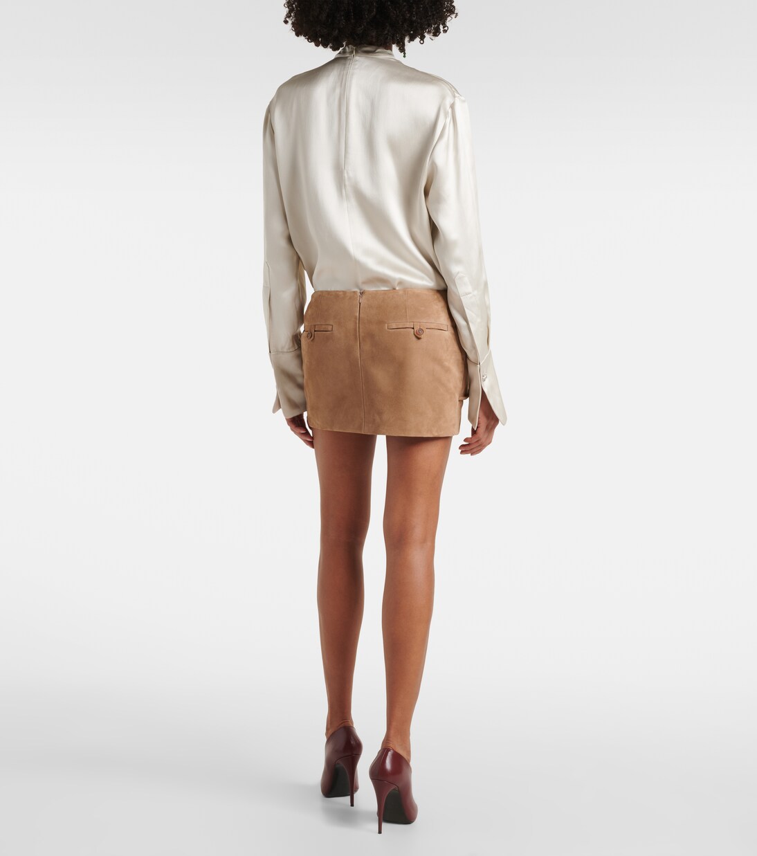 Minirock aus Veloursleder | Magda Butrym