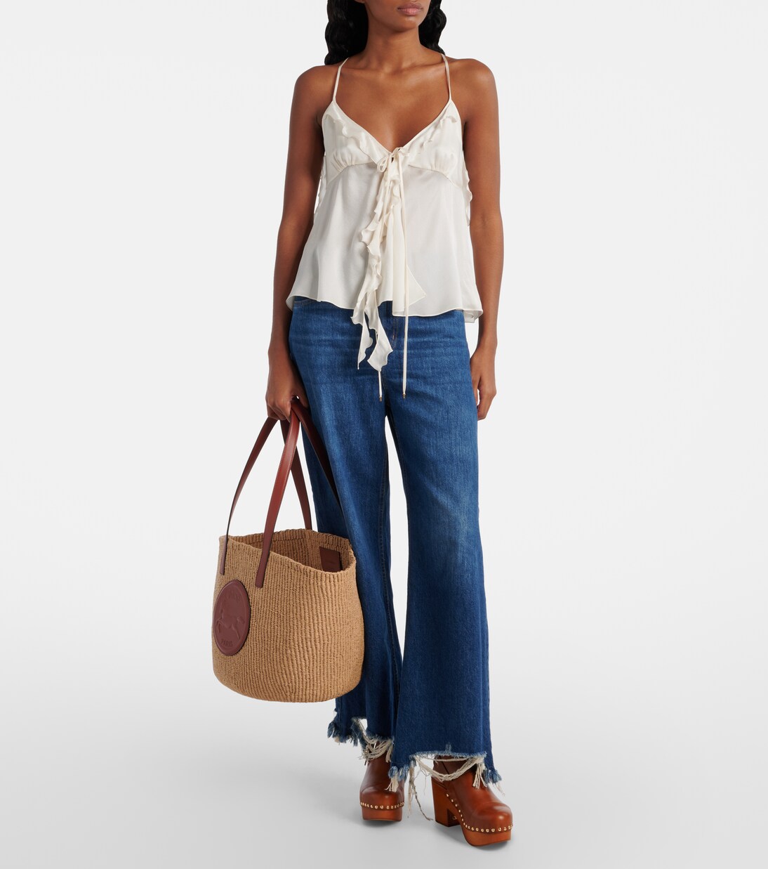 Horse Medal Large basket bag | Chloé