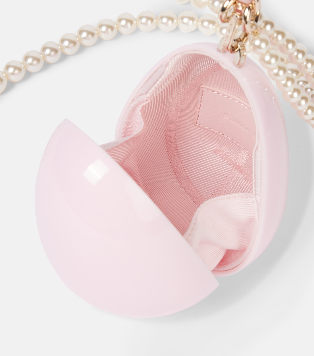 Bolso cruzado Egg Micro con piel | Simone Rocha