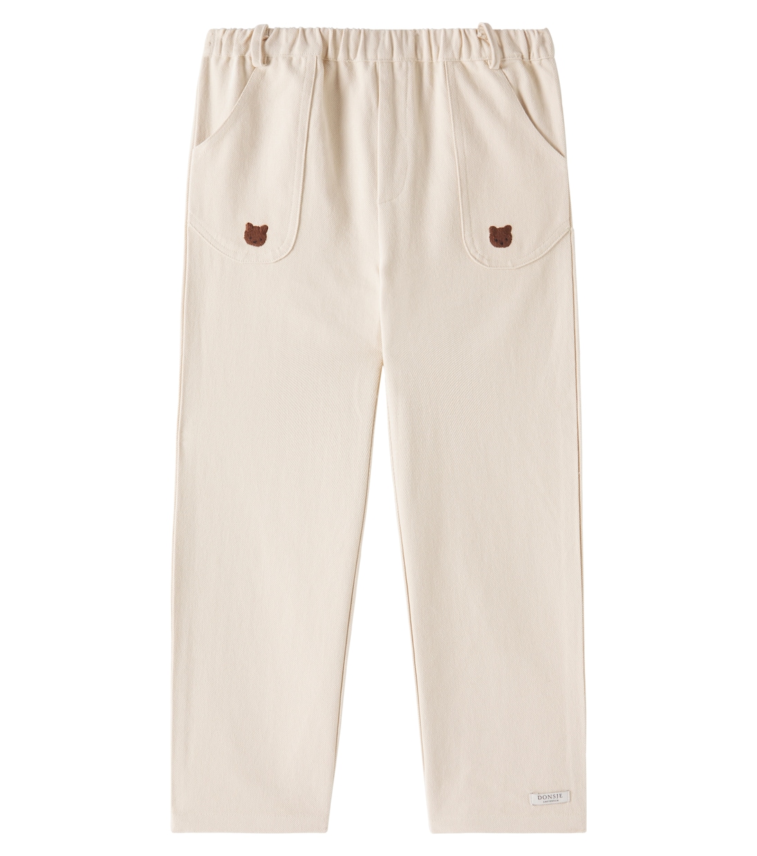 Kassim embroidered cotton straight pants | Donsje