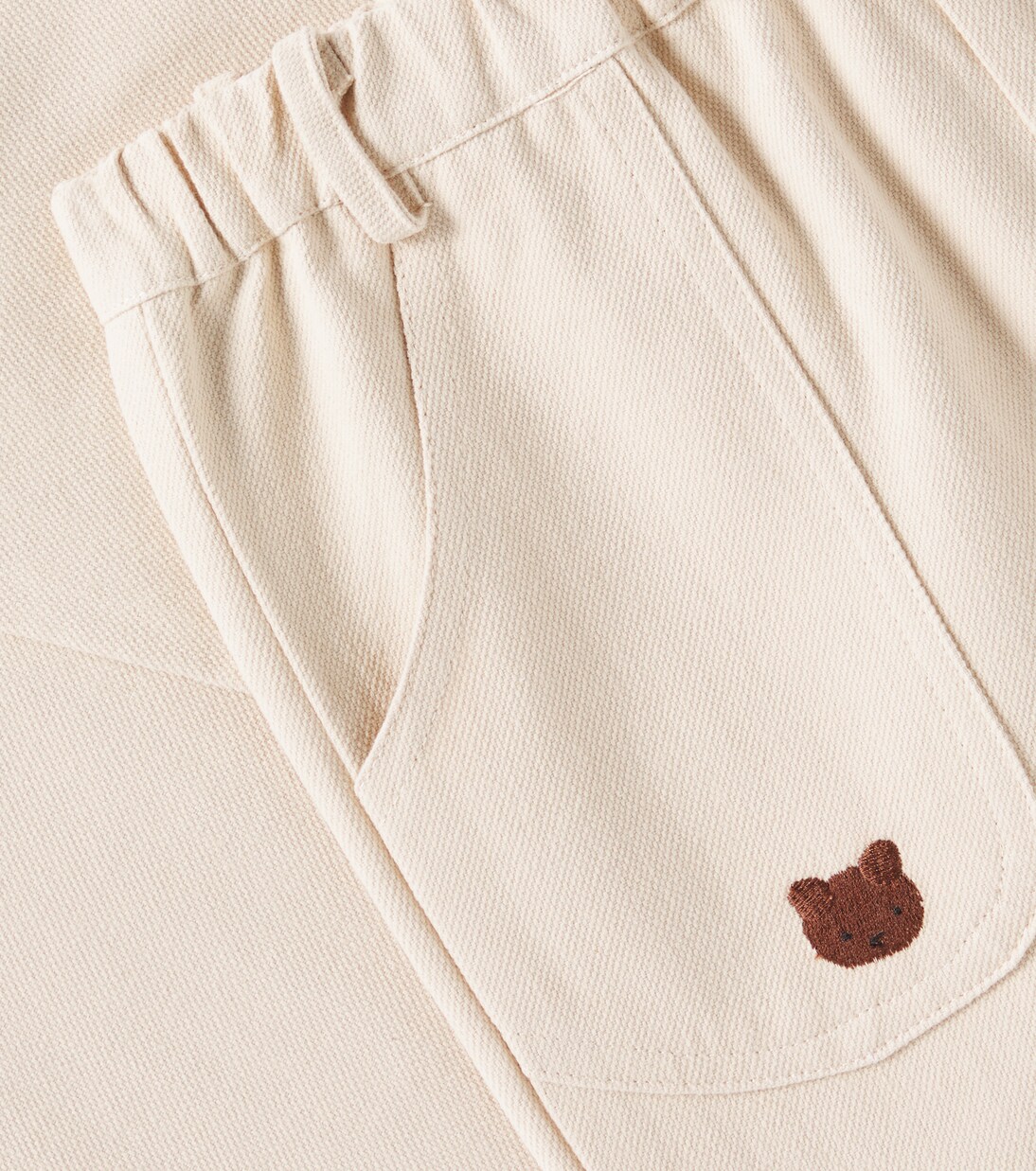 Kassim embroidered cotton straight pants | Donsje