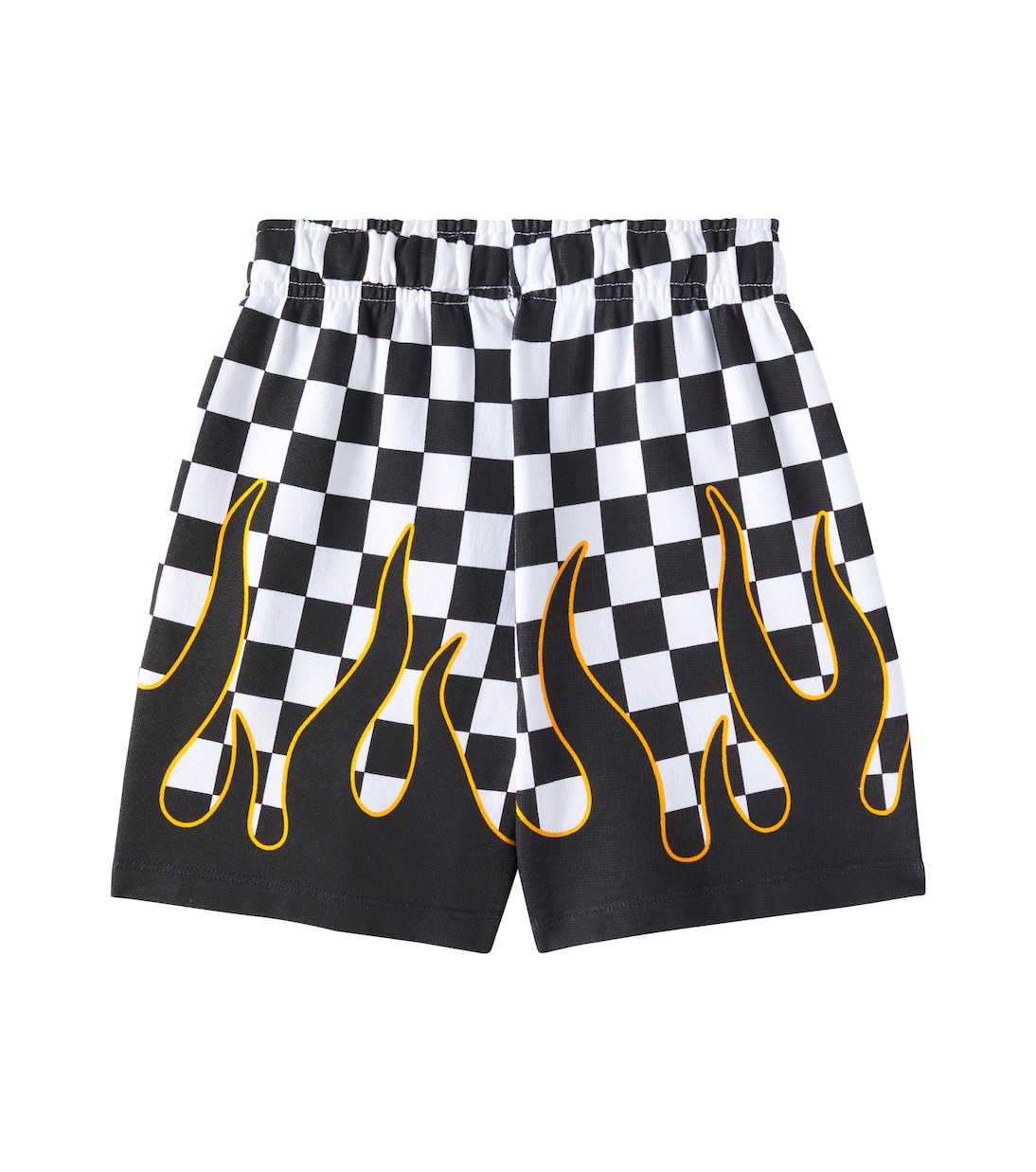Amil checked cotton jersey Bermuda shorts | Molo