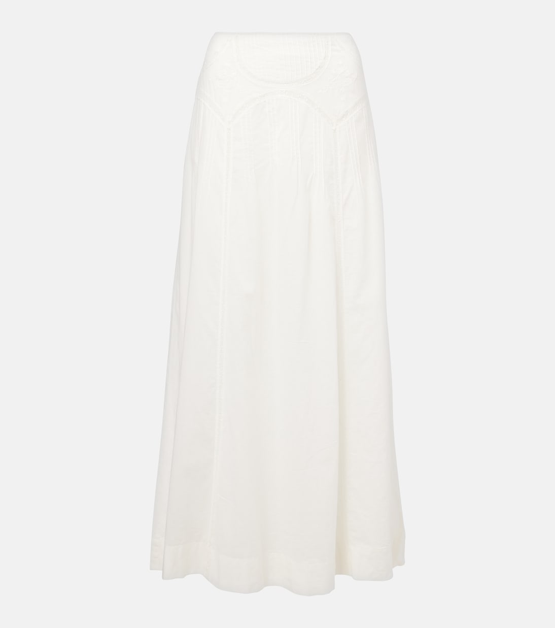 Bestickter Maxirock Vienne aus Baumwolle | Rixo