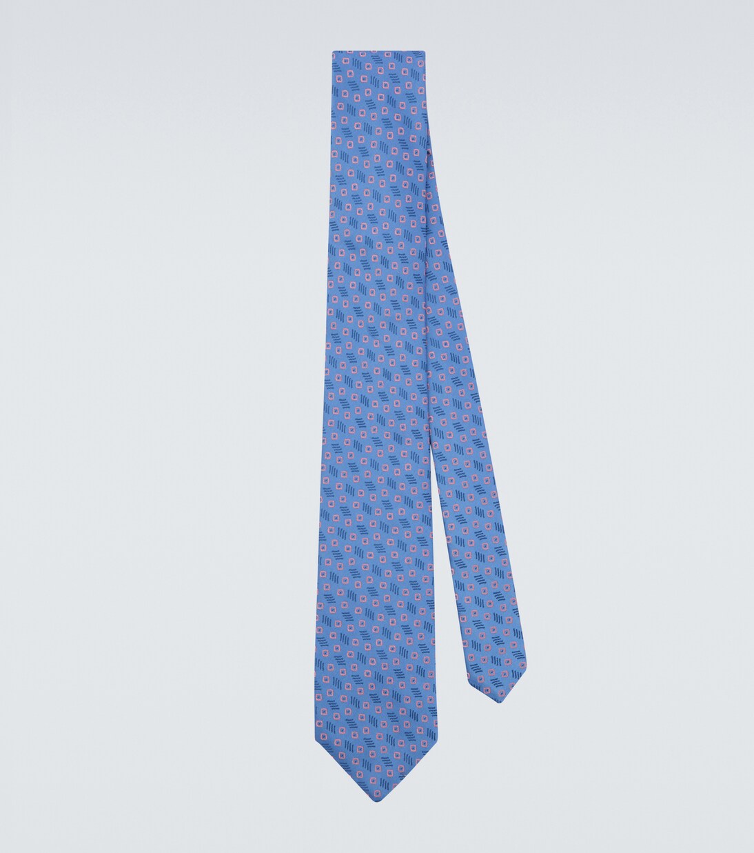 Silk jacquard tie | Charvet