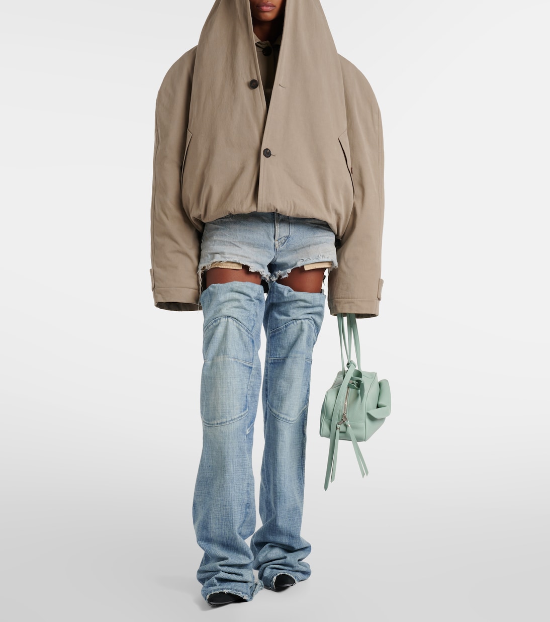 Gabardina de algodón deconstruida | Balenciaga