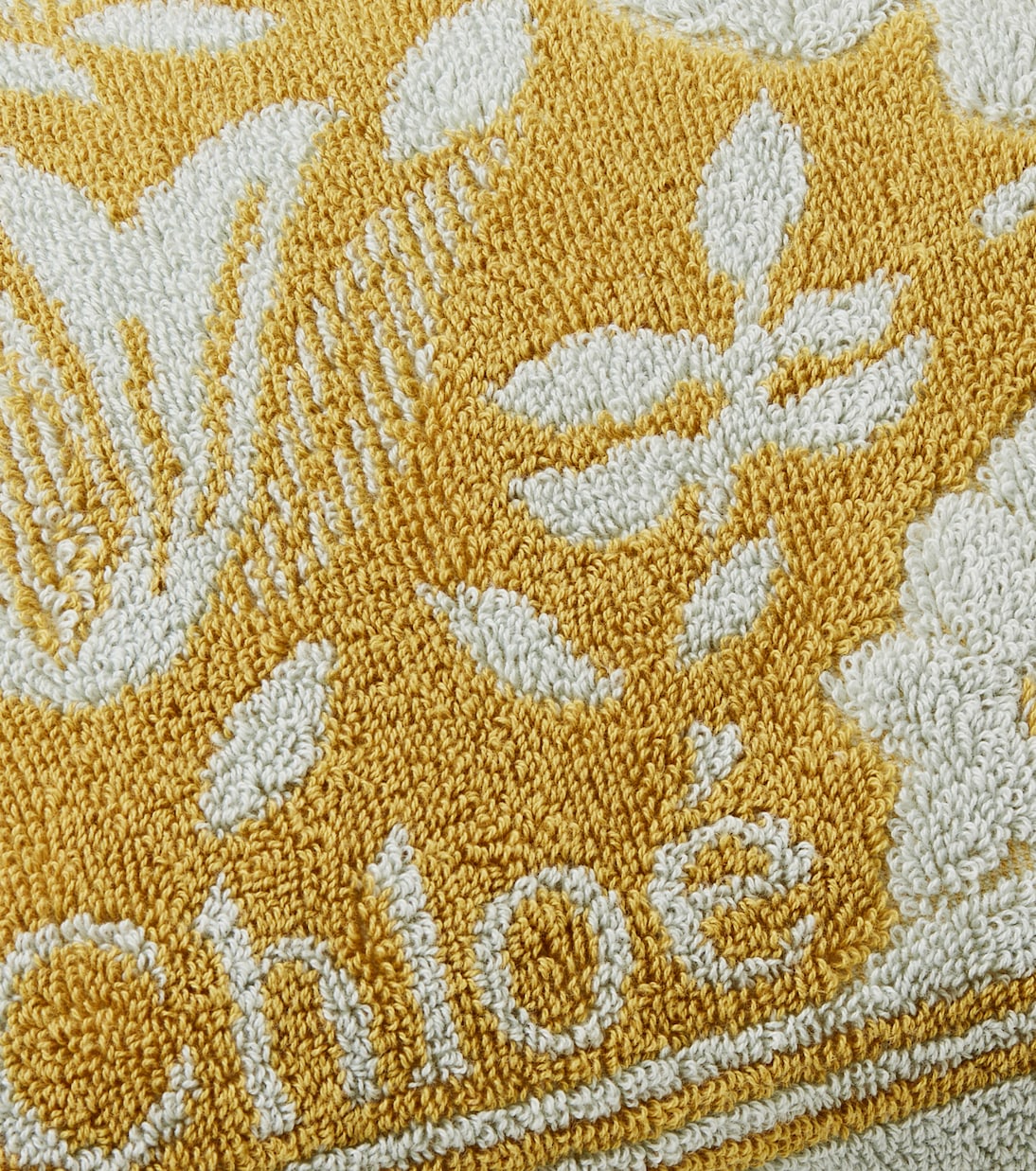 Chloé Plage floral cotton terry beach pillow | Chloé