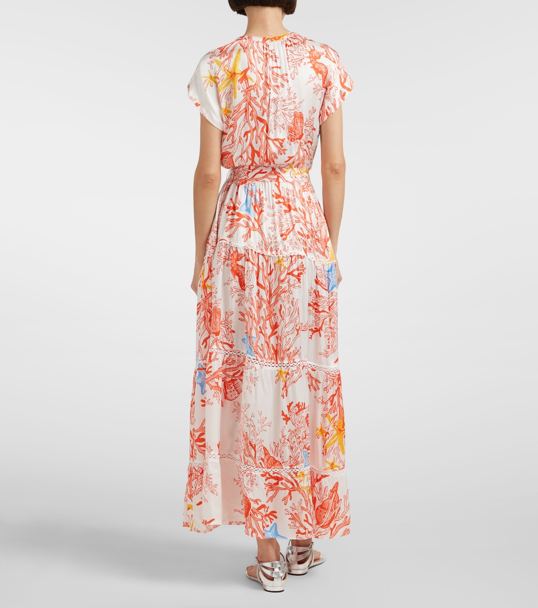 Bedrucktes Hemdblusenkleid | Poupette St Barth