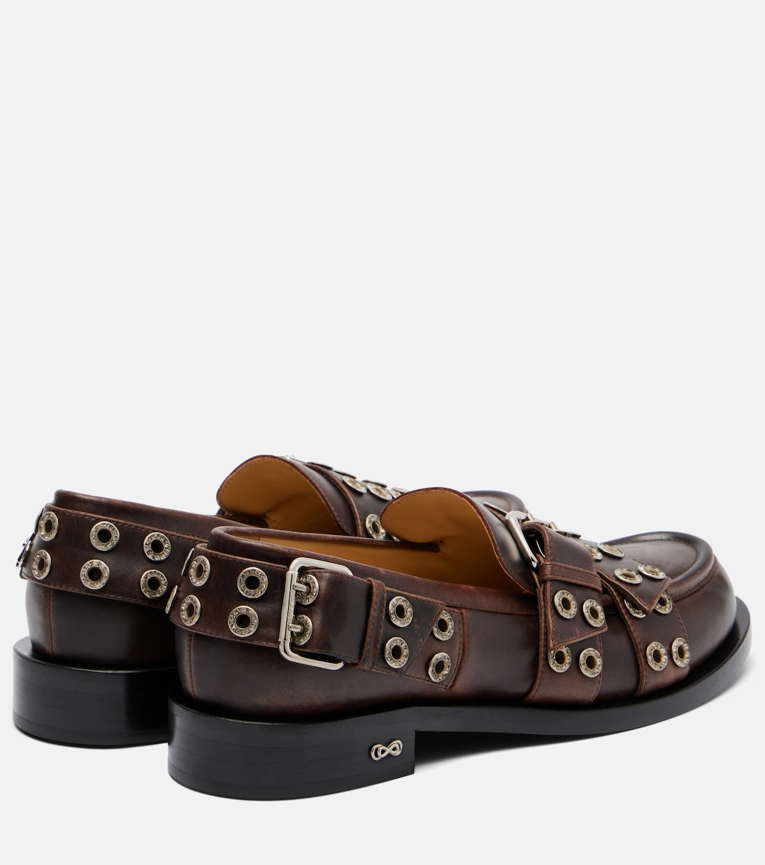 Buckle Belt leather loafers | Mach & Mach