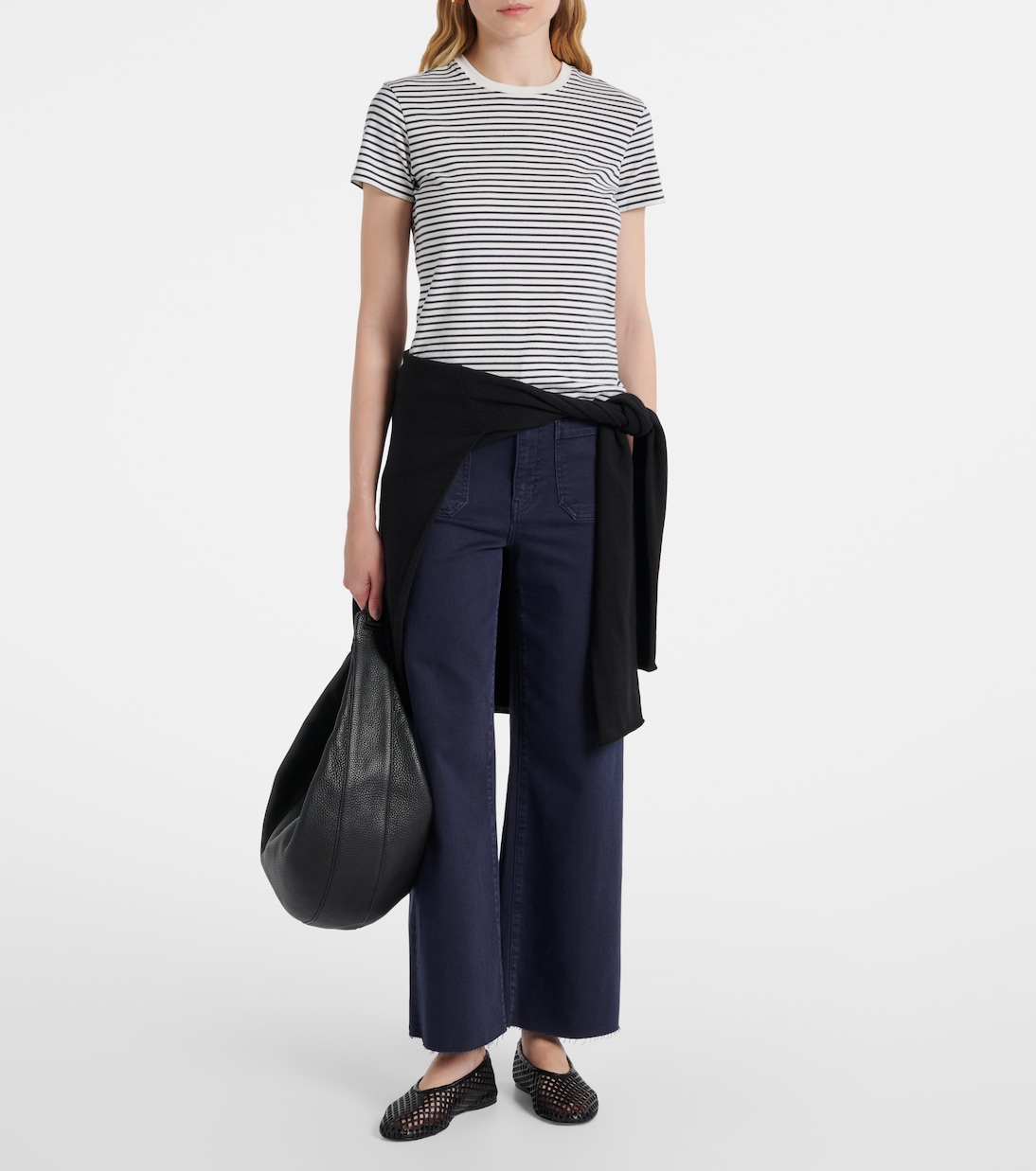 T-shirt in cotone a righe | Frame