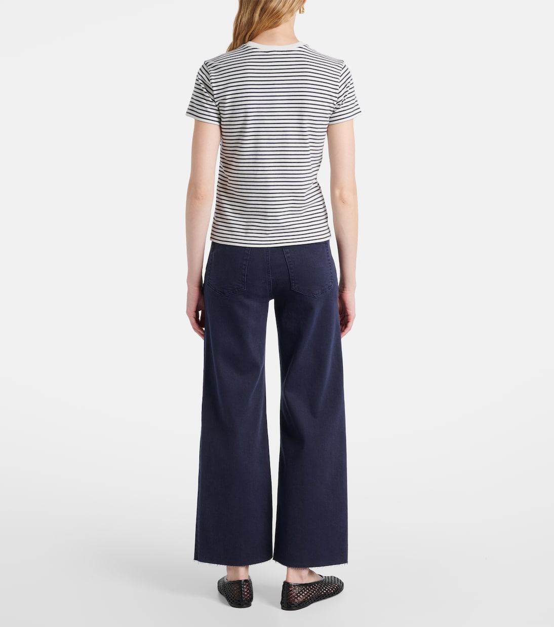 T-shirt in cotone a righe | Frame