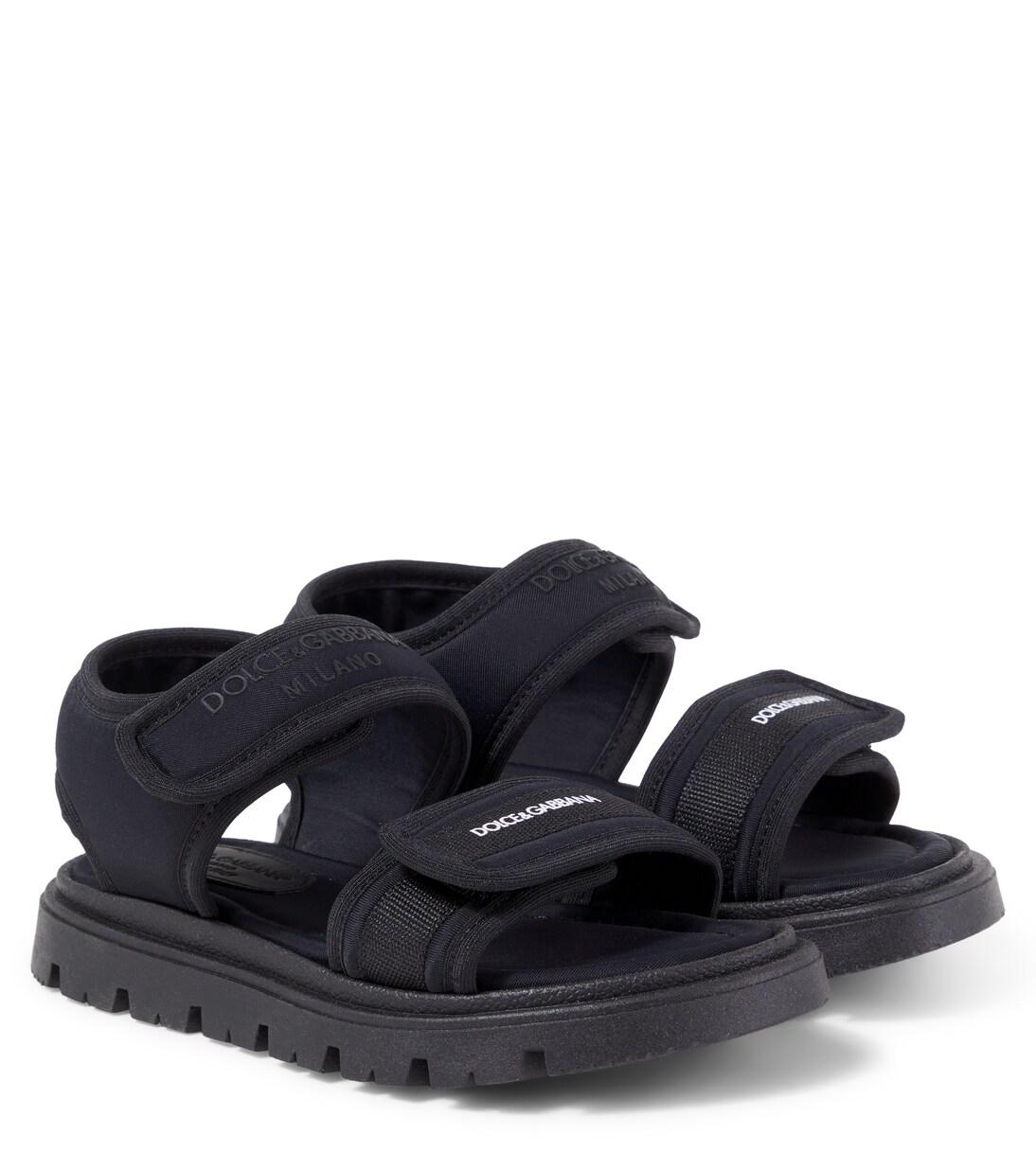 Logo mesh sandals | Dolce&Gabbana Kids