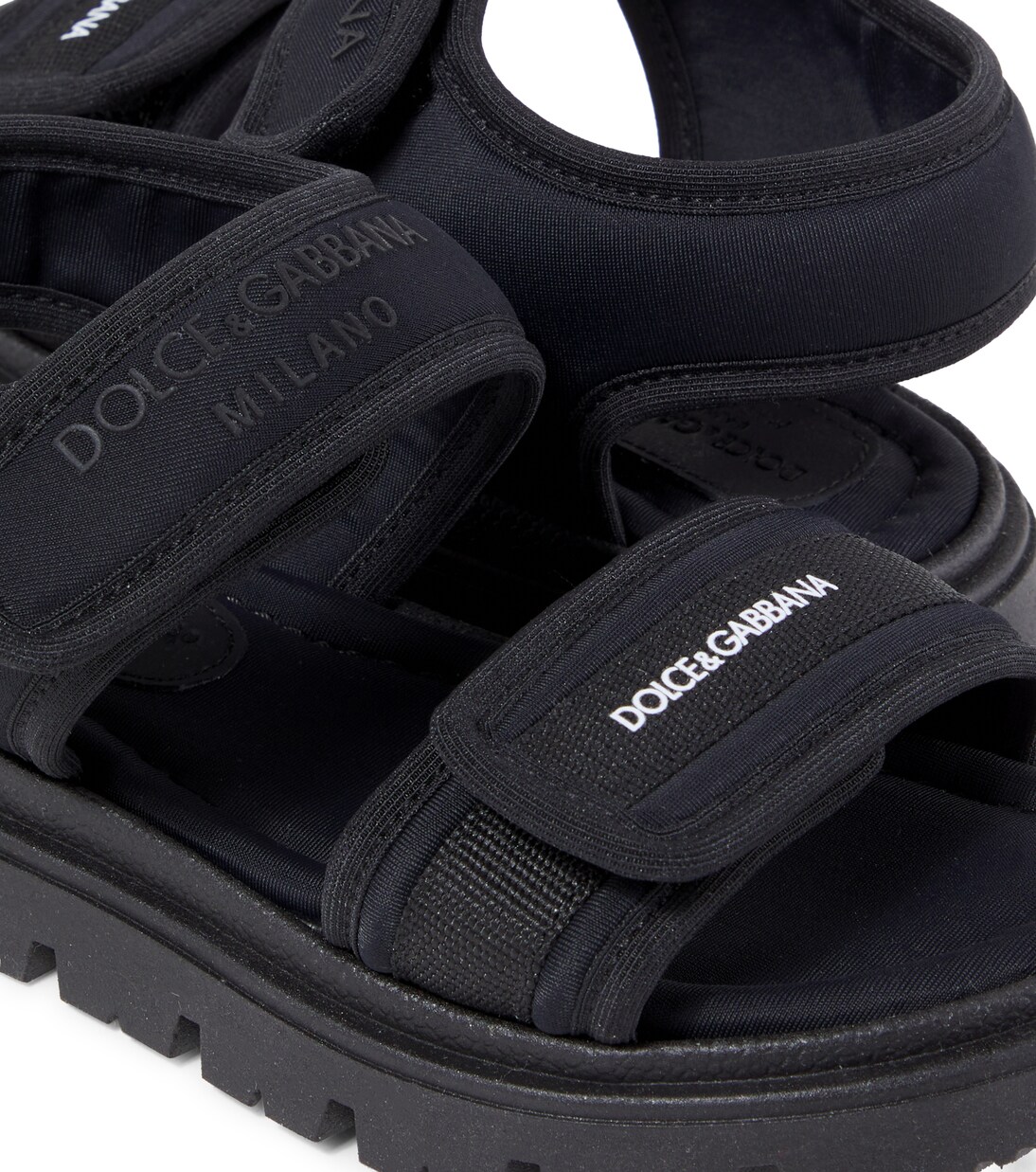 Logo mesh sandals | Dolce&Gabbana Kids
