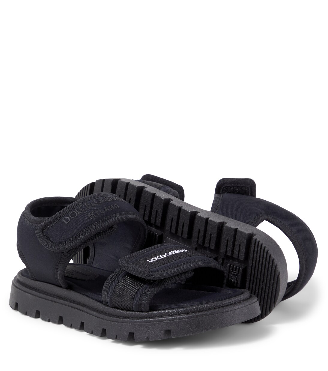 Logo mesh sandals | Dolce&Gabbana Kids