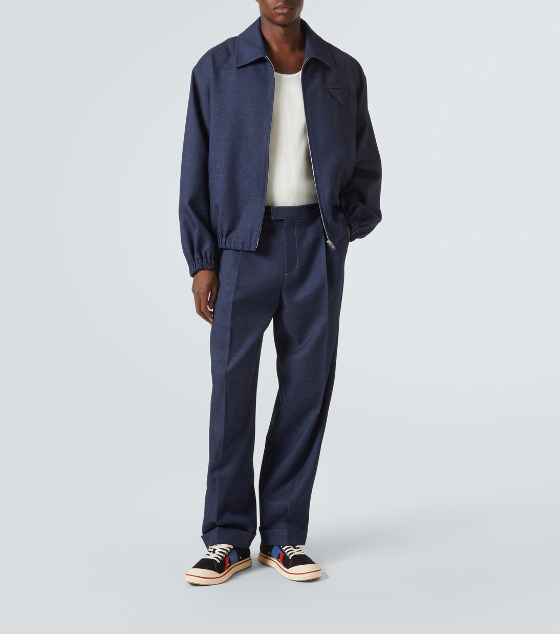 Cotton-blend jersey tank top | Bottega Veneta