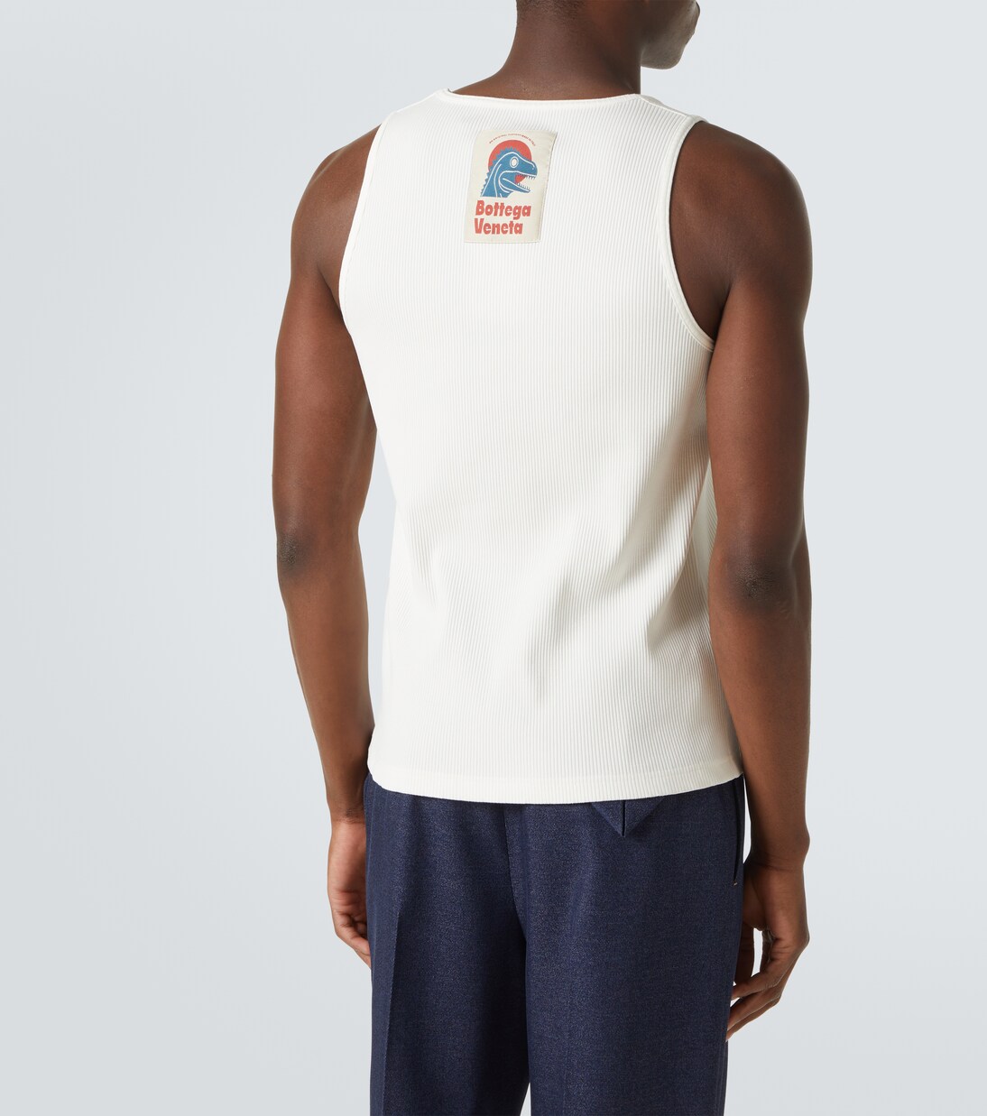 Cotton-blend jersey tank top | Bottega Veneta