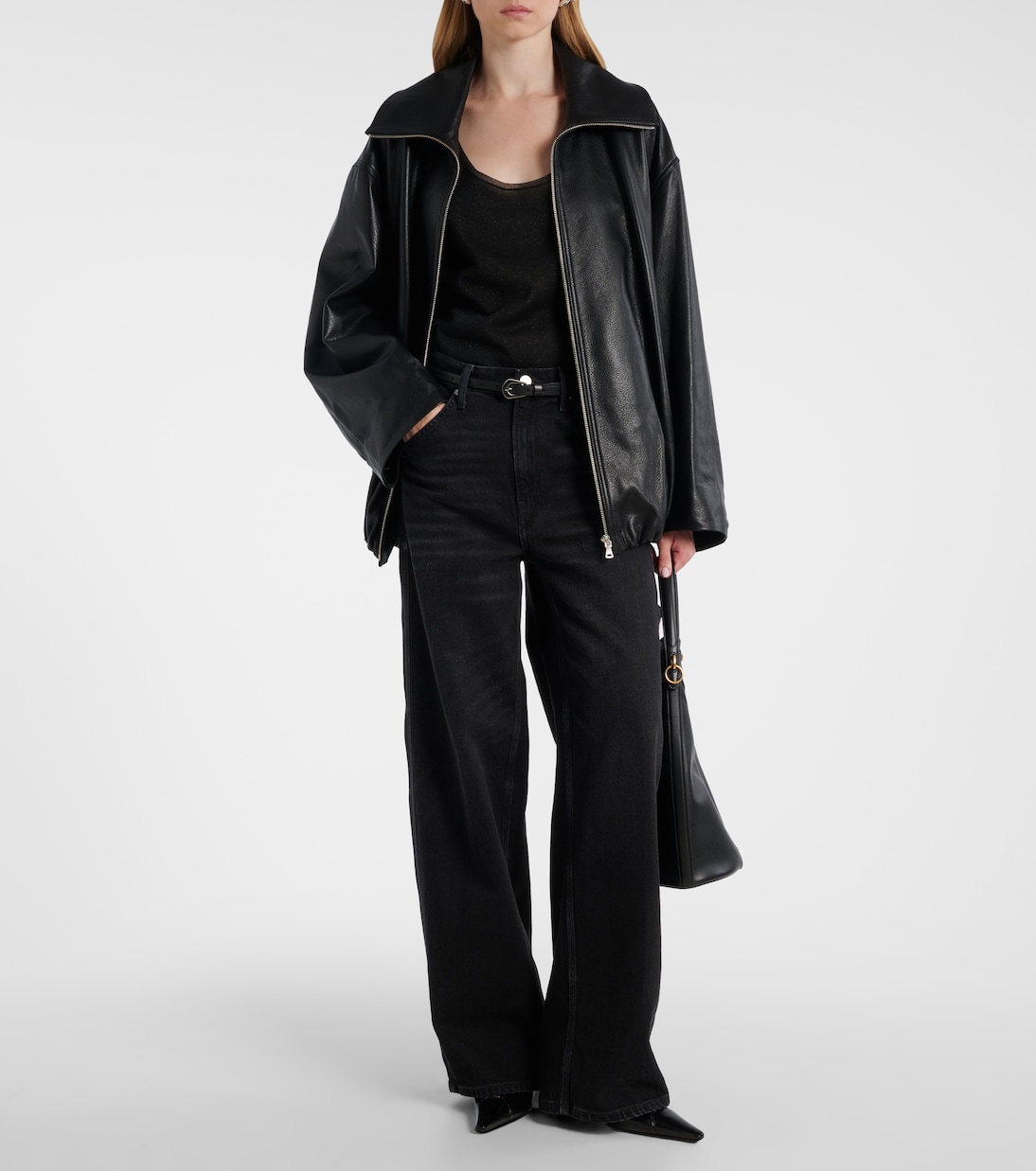 Elisse leather jacket | Nour Hammour