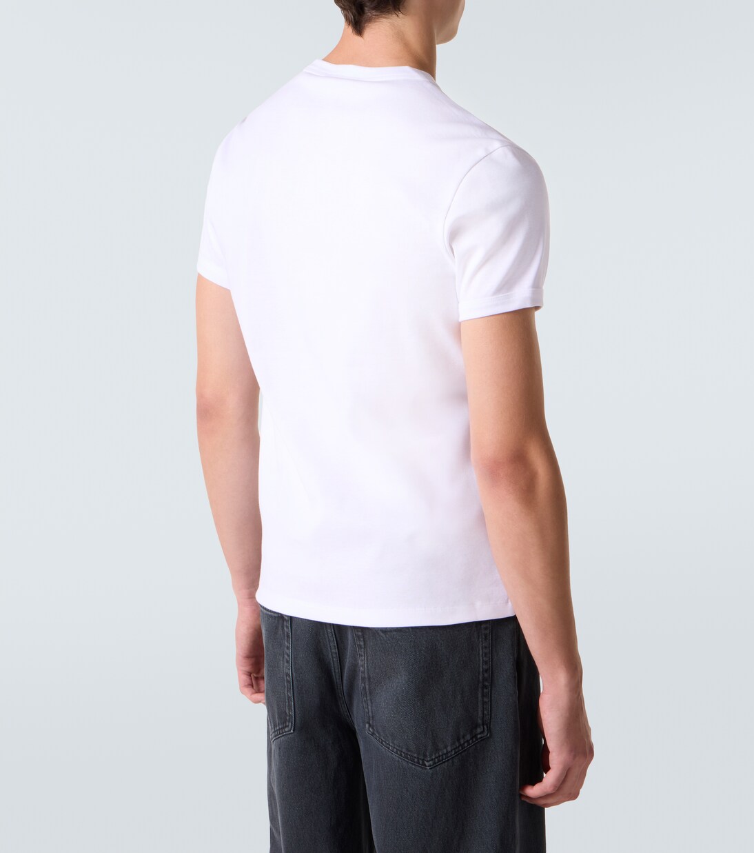 T-Shirt aus Baumwoll-Jersey | Prada