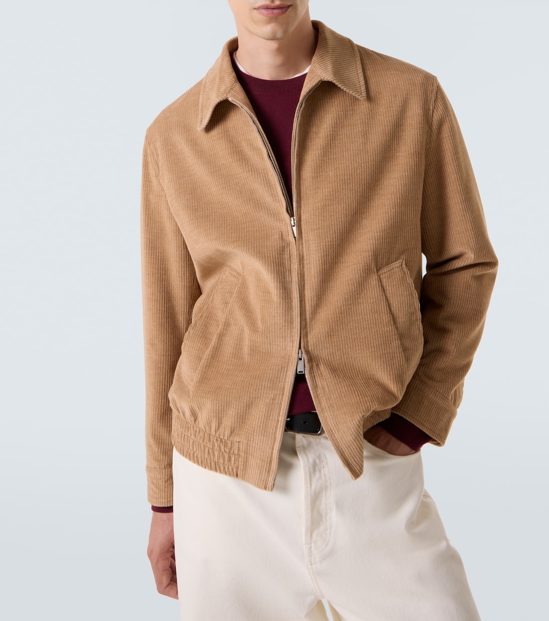 Giacca in velluto a coste di cotone e alpaca | Lardini