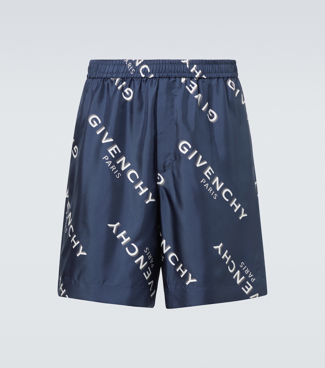 Givenchy Shadow silk Bermuda shorts | Givenchy